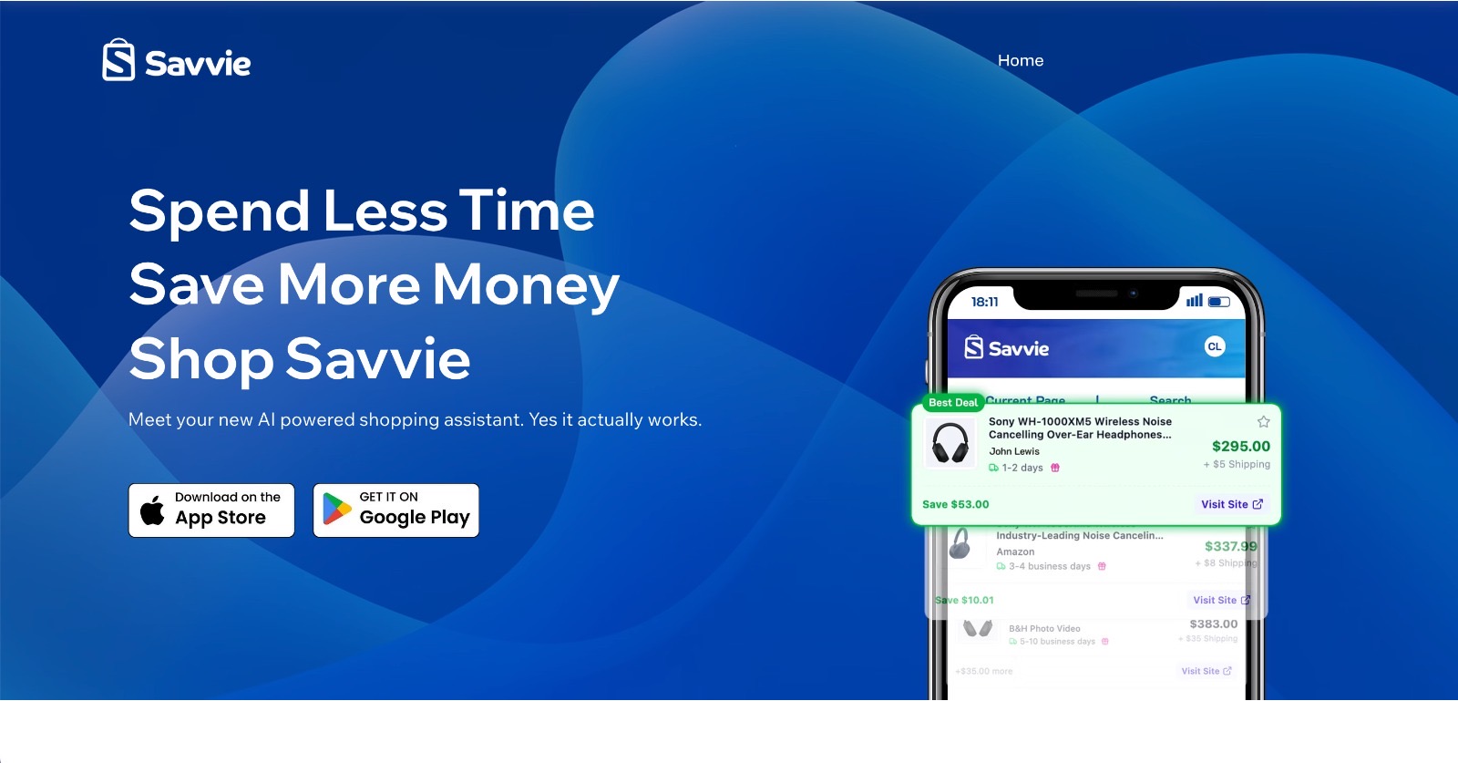 Savvie - Smart Shopping Aggregator